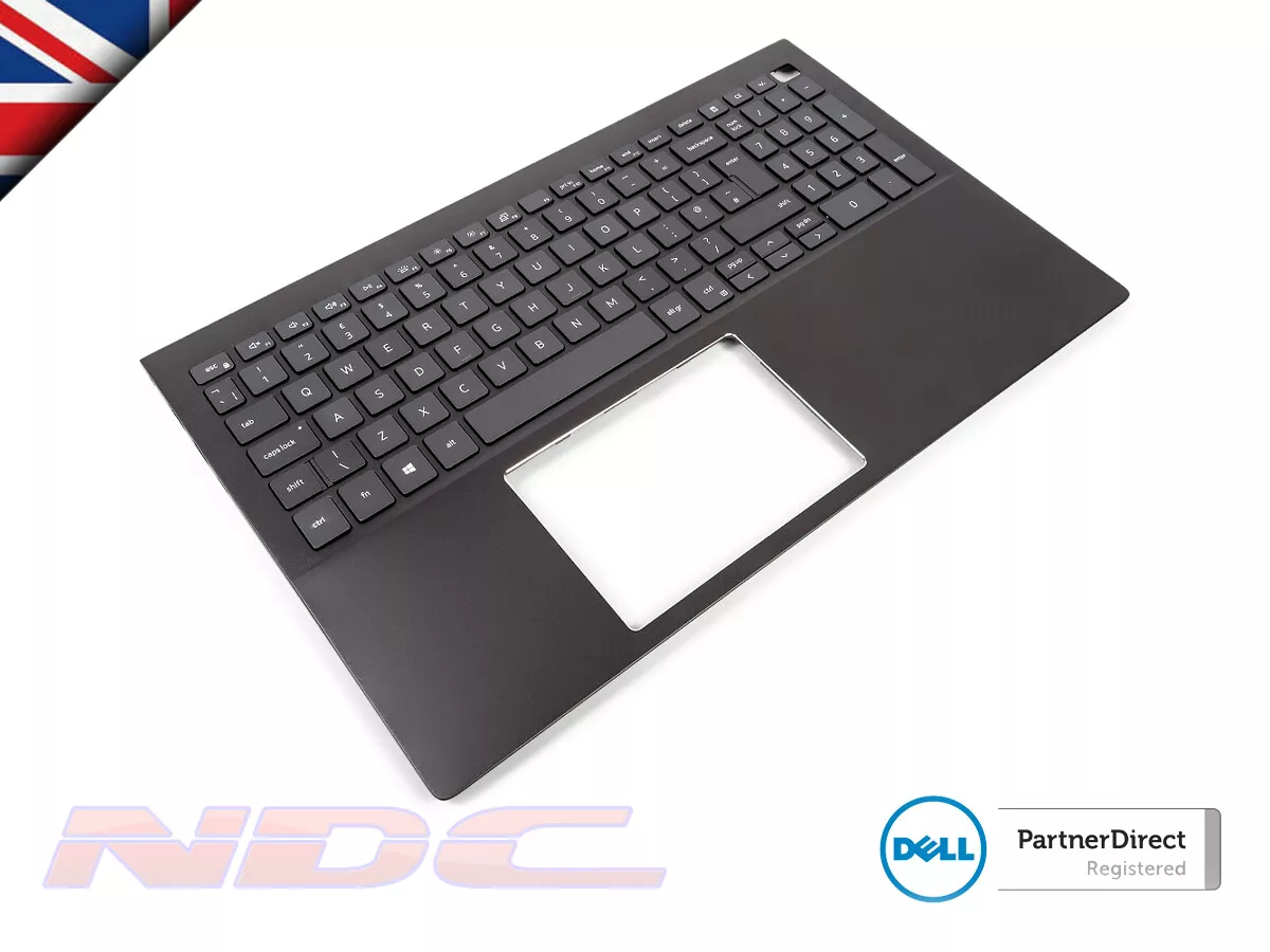 NEW Dell Vostro 5501 5502 Palmrest UK ENGLISH Backlit Keyboard 0W7PK2 05M07P