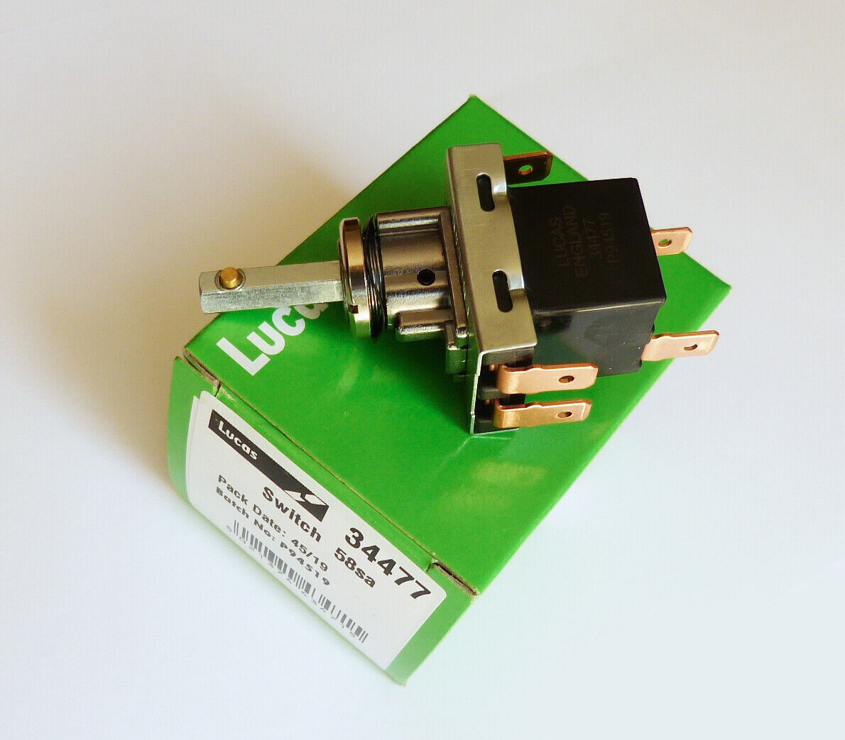 3 Position MGB Pull Lights Switch 58SA Lucas 34477, Leyland / BMC