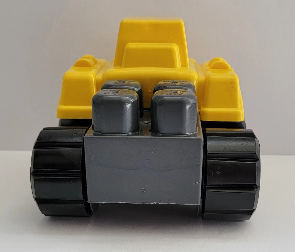 Tonka Amloid Kids At Work Yellow Gray Black Plastic Construction Tractor Vehicle - Image 3 of 4