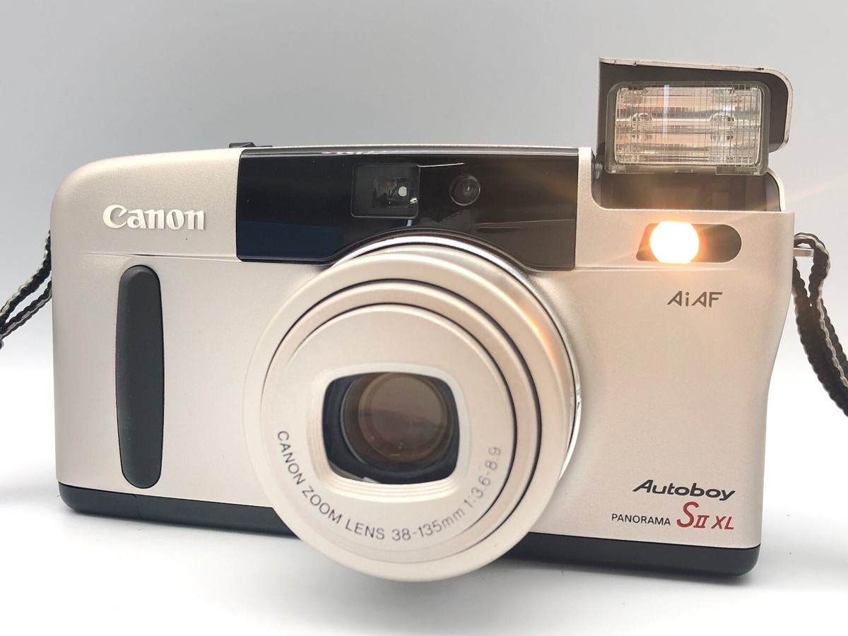 N-21-01 Canon キヤノン Autoboy PANORAMA S XL Canon Autoboy Luna 35 Panorama Ai AF - Black SN. 8001946