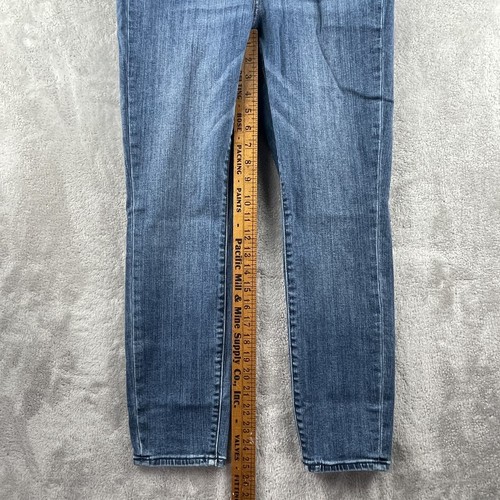 Jeans skinny donna 7 For All Mankind vita media blu denim taglia 30 - Foto 7 di 16