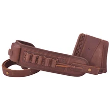 Canvas Rifle Butt Cover + Leather Shell Holder Sling for.30-06.22LR 12GA.30-30