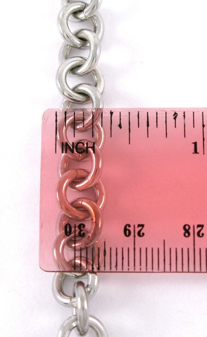 Solid Sterling Silver 925 Cable Link 16" Necklace… - image 11