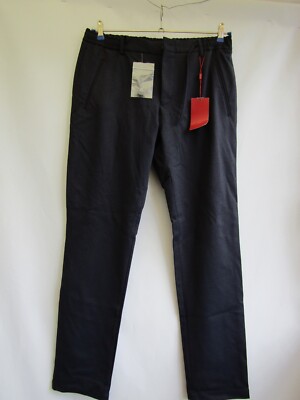 Finshley & Harding London Herren Hose, Schwarz, Viskose, Polyester, Neu, Gr. 52