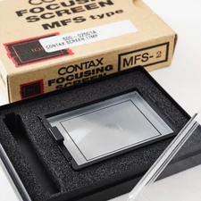 Contax 645 MFS-2 Matte Focus Screen w/ Crop Lines for 17MP Leaf Back. Used, Exc!