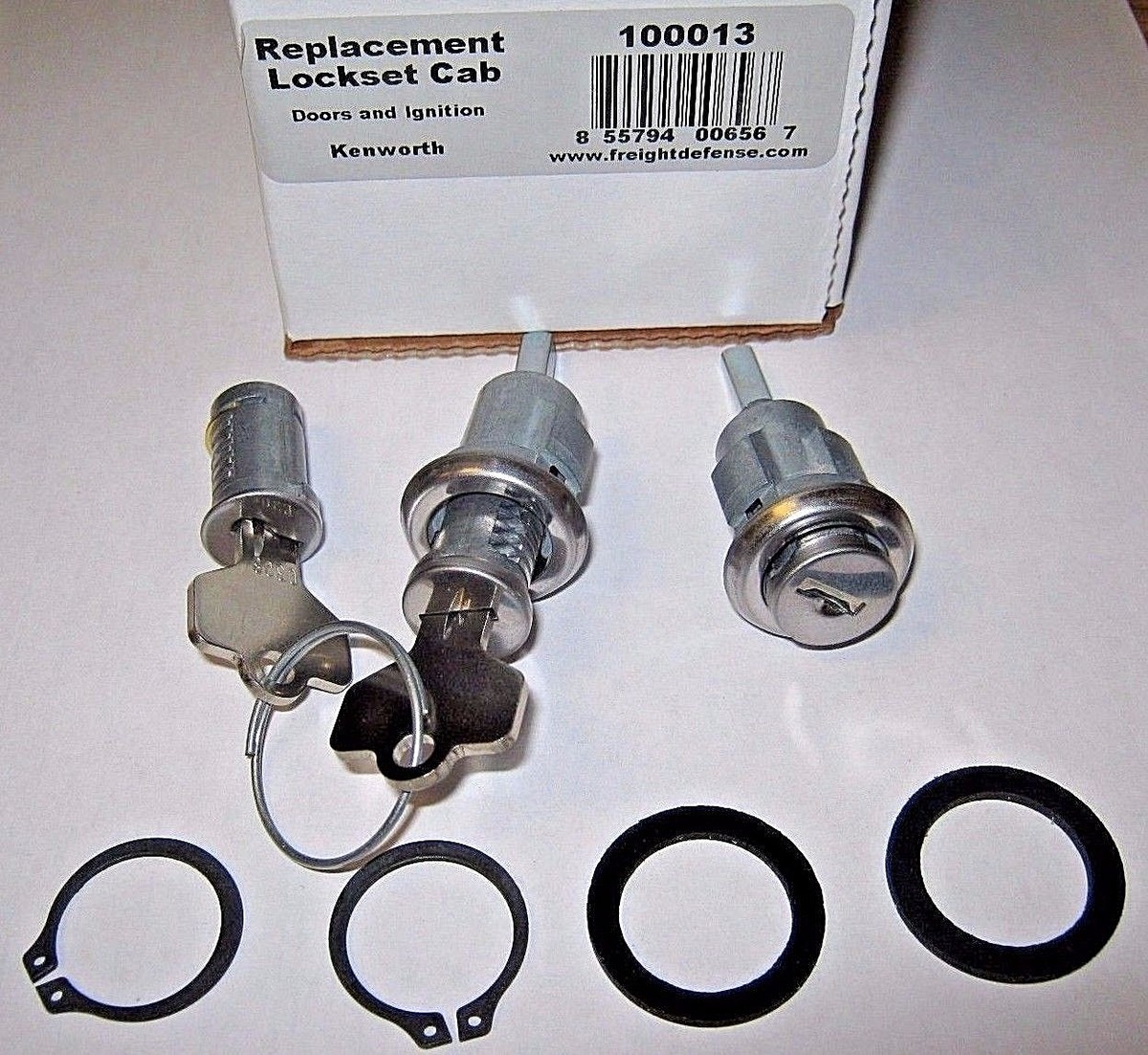 NEW* SET of KENWORTH KEYED ALIKE DOOR LOCKS & IGNITION