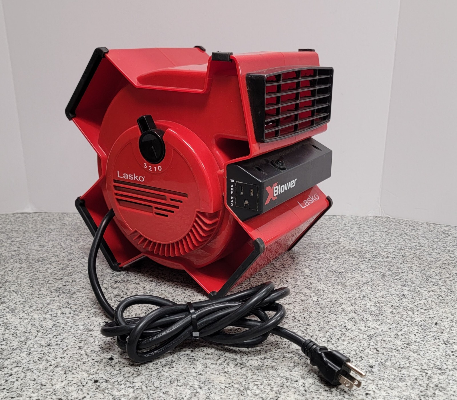 Lasko X-Blower Multi-Position Utility Blower Fan with USB Port, X12900, Red  a-x | eBay