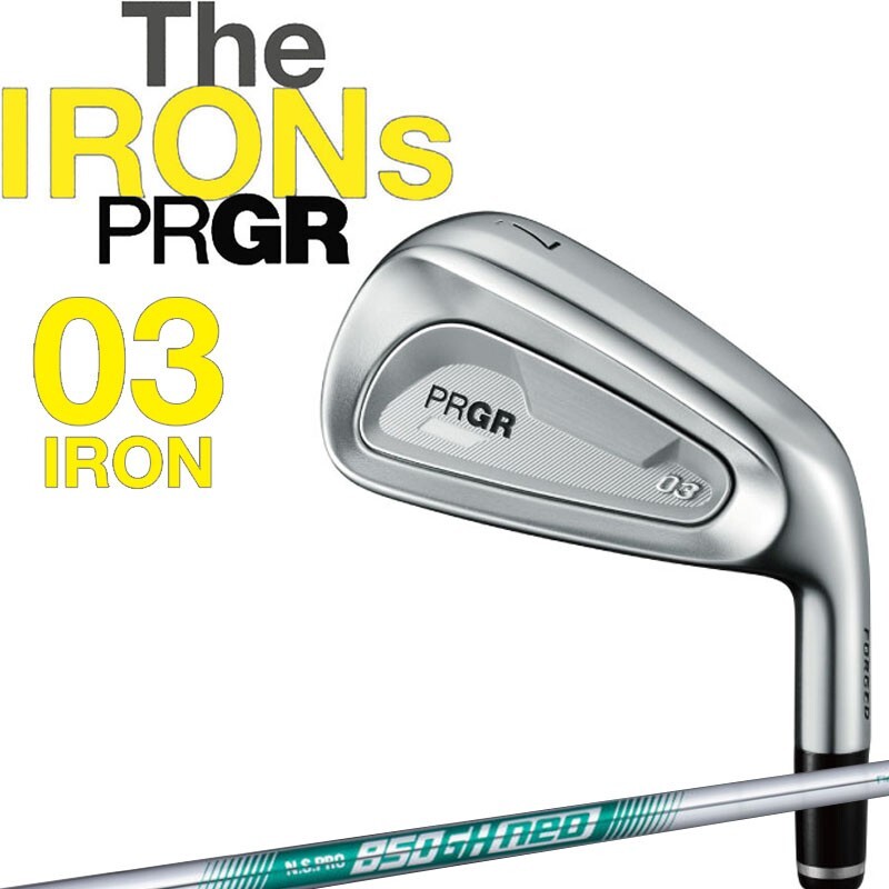 【 PRGR 03 2022 6i-Aw6本 NS 850 neo s 】 PRGR 03 IRON | IRONS | PRGR Official Site
