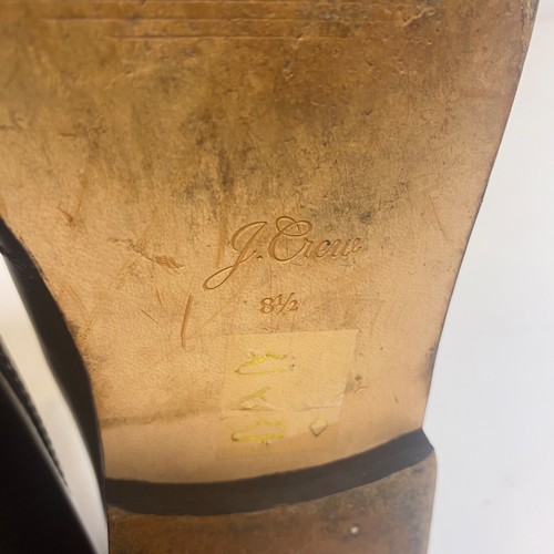 J Crew Classic Tab Penny Loafer Shoes Black Leather Womens 8.5 Preppy Minimalist - Picture 8 of 8