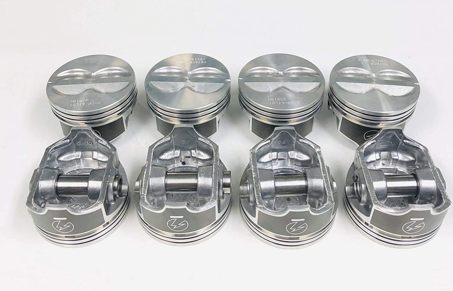 Sealed Power Hypereutectic Coated Dish Pistons Set/8 – Chevy SB 350 5.7L .030 Over