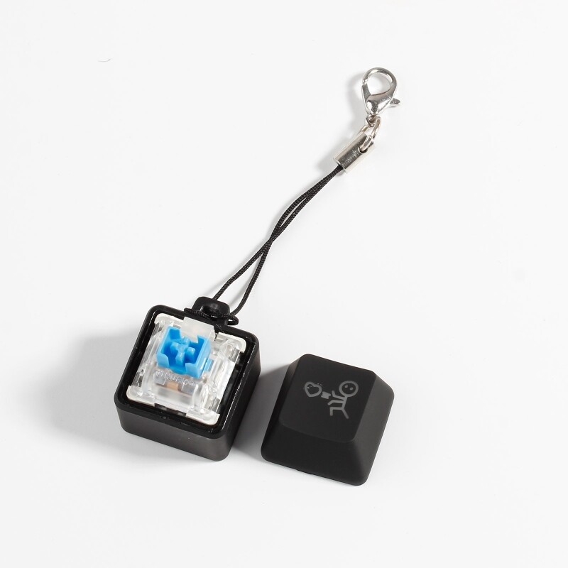 Mechanical Keyboard Cherry MX Tester with RGB LED Keychain Toy Base