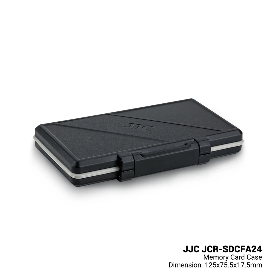 JJC Memory Card Case box Holder for 12 SD SDXC SDHC + 12 CFexpress Type A Cards - Image 2 of 4