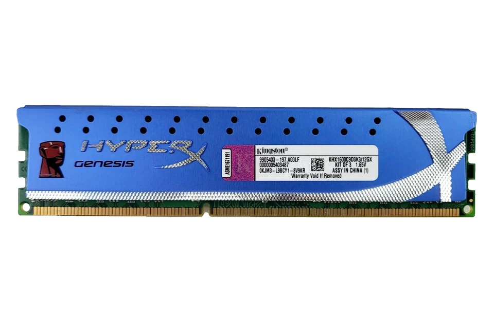 16GB Kit KINGSTON HYPERX DDR3 1600MHz (4GB x4) PC3-12800 Desktop Gaming Memory - Image 4 of 4