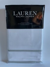 NWT Ralph Lauren Home "SPENCER" European "EURO" Pillow Sham White SAGE SRP 135