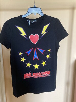 Love Moschino Women's T-Shirt Size 44 Color Black