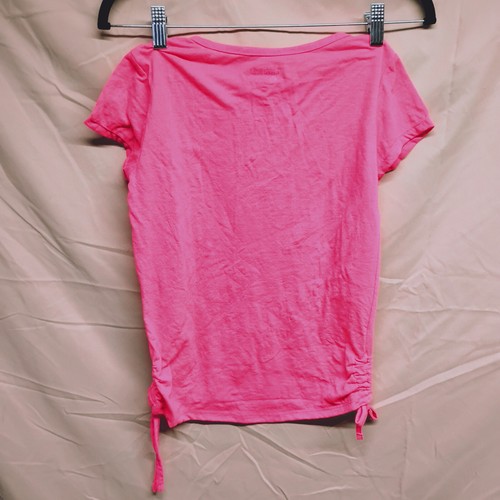 Limited Too Girls Size L Large 14-16 Bright Pink Short Sleeve Shirt - Picture 7 of 15