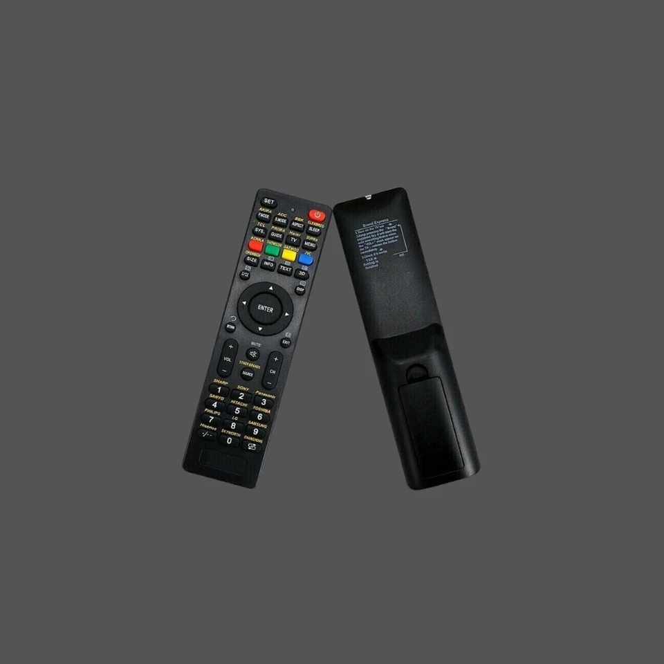All In One Universal Remote Control for TV Replacement Controller Black - Image 3 of 4
