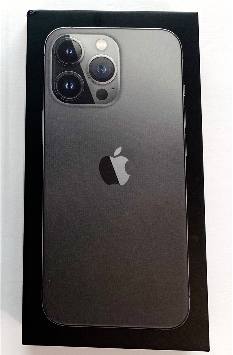 Apple iPhone 13 Pro Graphite 256GB Empty Box Only No Phone Open 
