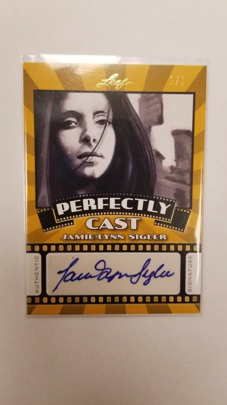 2015 LEAF POP CENTURY 1/1 JAMIE LYNN SIGLER Sopranos Autograph Entourage Auto /1