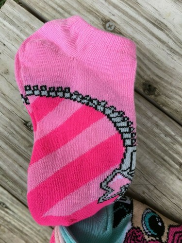 2 LOL SURPRISE Kids Girls Socks 5 Pair No Show Size 6-8.5 Shoe Size 7.5-3.5 NEW - Picture 6 of 9