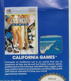 California Games Original Poster NES NINTENDO