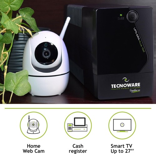 Tecnoware UPS ERA PLUS 750 Unterbrechungsfreie Stromversorgung 2 Schuko Ausgänge - Bild 6 von 6