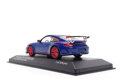 Minichamps 1:43 Porsche 911 GT3 RS 3.8 (997.2) in Aqua Blue
