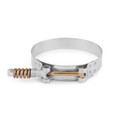 Mishimoto Edelstahl T-Bolzen-Klemme, Konstante Spannung – Für Schläuche 104–112 Mm, Mit Sicherungsmutter | Ideal Für Motortuning & Robuste Anwendungen