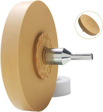 Rubber Eraser Wheel, Decal and Adhesive Remover Tool, Remove Pinstripes, Stripes
