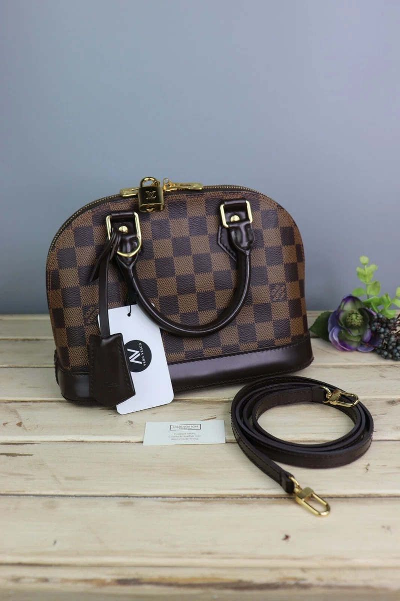 LOUIS VUITTON Alma BB Damier Ebene