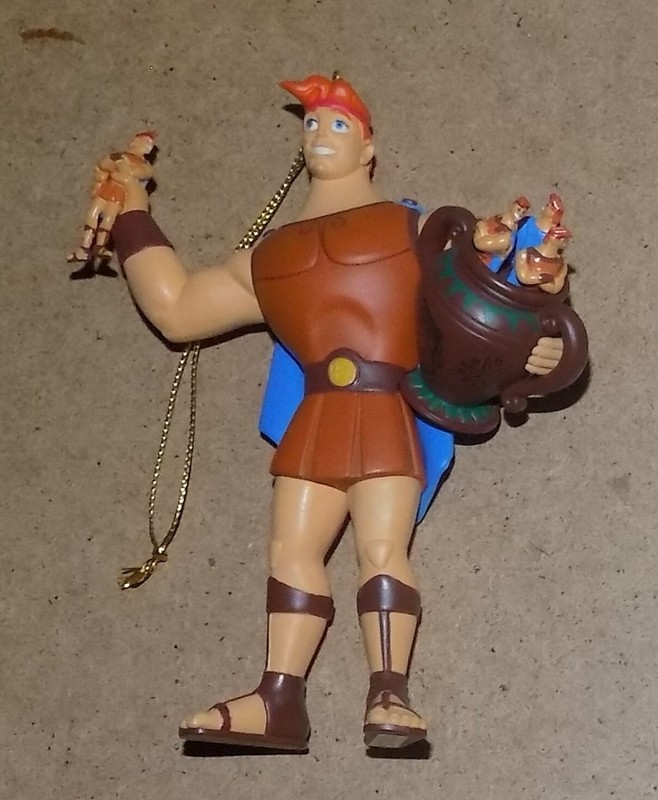 Hercules with His Action Figures Christmas Ornament