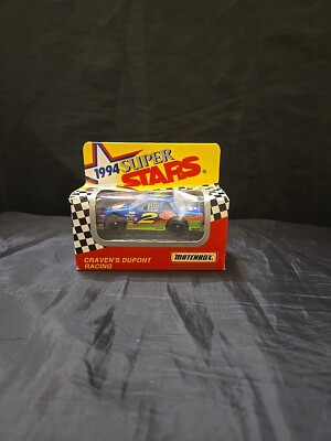 Ricky Craven #2 DuPont Racing Matchbox 1994 Super Stars 1:64 Diecast NIB