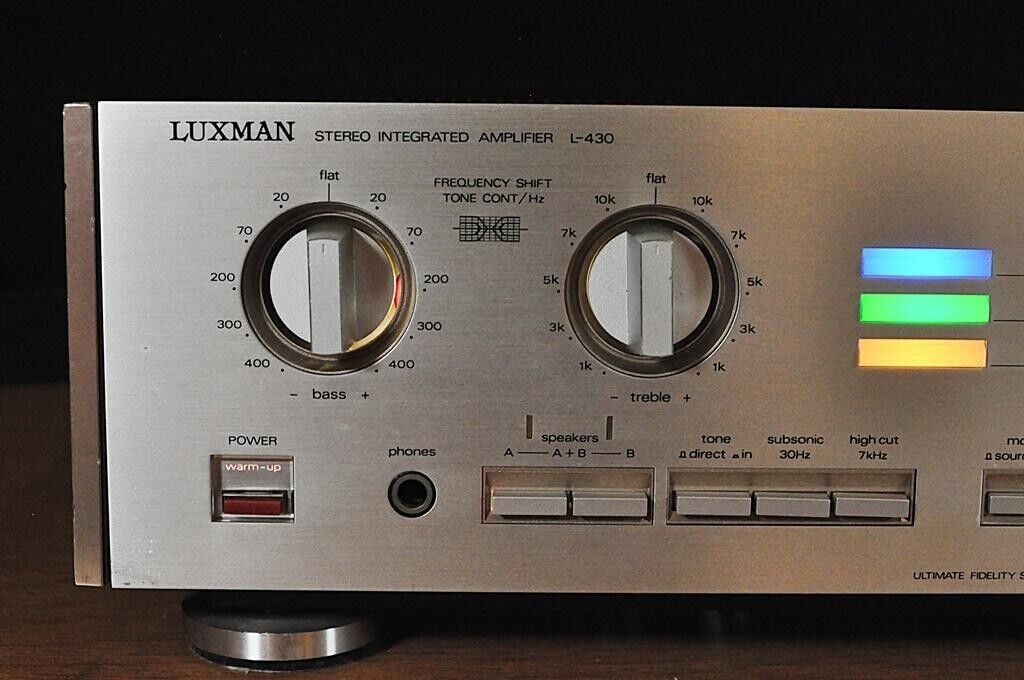 LUXMAN L-430 Luxury Integrated Amplifier Vintage Operation LUXMAN L-430 Luxury Integrated Amplifier Vintage Operation