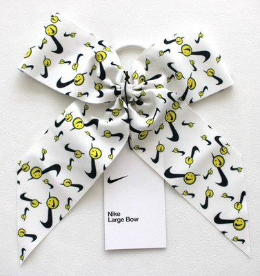 Nike Game Ready Ponytail Holder OSFM White/Opti Yellow/Black