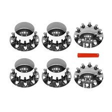 Axle Wheel Cover Hub Cap 33mm Screw-on Lug Nut Covers For Kenworth Semi Trucks Axle Wheel Cover Hub Cap 33mm Screw-on Lug Nut Covers For Kenworth Semi Trucks