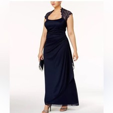 Xscape X Sz 10 gorgeous formal dress with ruching