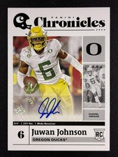 2020 Panini Chronicles Draft Picks #11 Juwan Johnson Rookie Autograph Auto