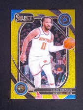 2024-25 Panini Select Jalen Brunson #228 Courtside Gold Glitter SSP