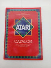 Vintage 1981 Atari Video Game Catalog 45 Cartridge Rev. D