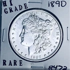 1890 MORGAN SILVER DOLLAR HI GRADE GENUINE U.S. MINT RARE COIN 8472