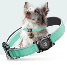 Upgraded AirTag Dog Collar IP68 Waterproof Air Tag Dog Collar Holder Reflecti...