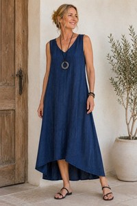 Lagenlook Linen Dress | eBay