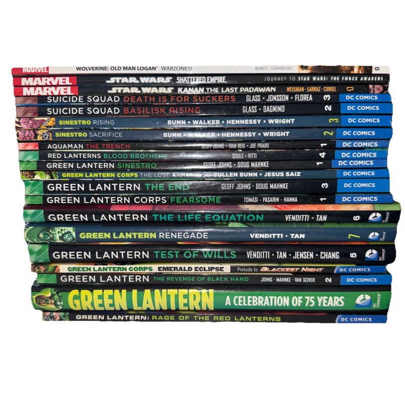 Huge DC Comics Lot of 20 (Includes Green Lantern, Suicide Squad,Star Wars & More