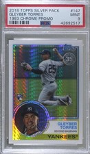 2018 Topps Silver Pack 1983 Design Chrome Update Series Gleyber Torres PSA 9 1j6