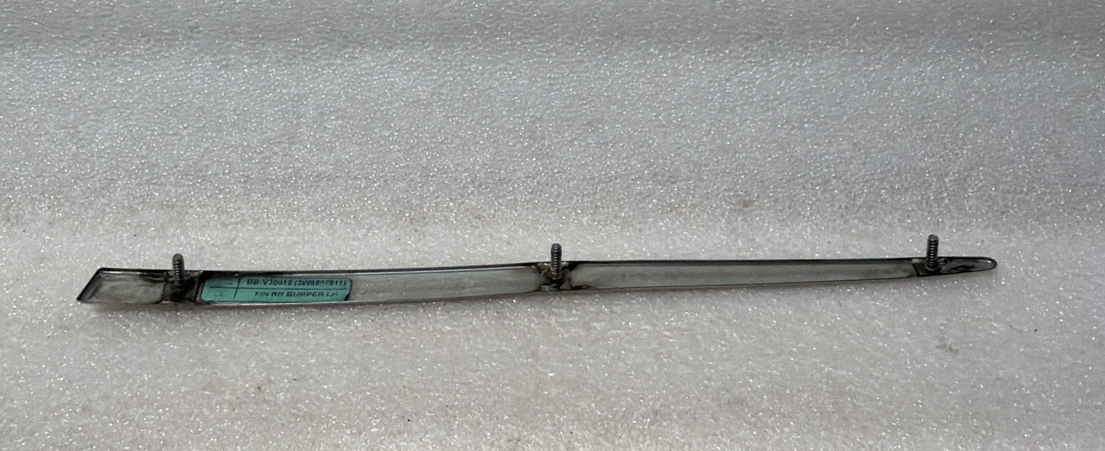 03-10 Bentley Continental GT GTC Rear Left Side Bumper Molding Trim Chrome OEM