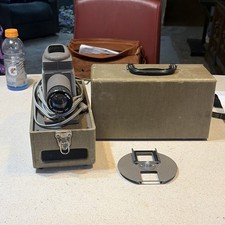 Argus 200 Desktop 35mm Portable Slide Projector Gray with Case  Slide Holder