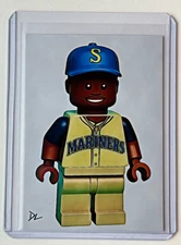 Ken Griffey JR. Limited Edition Artist Signed "The Minifigure" Trading Card 5/10