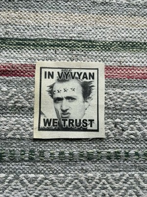 Young Ones - Vyvyan Patch- Hand Printed - Cd case size - Sew-On - W