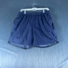 RHONE Men's Shorts Size M Blue Performance Athletic Workout Lined Activewear