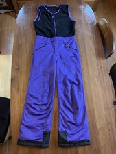 Arctix Kids Insulated Snow Bib Overalls Purple Size Large
